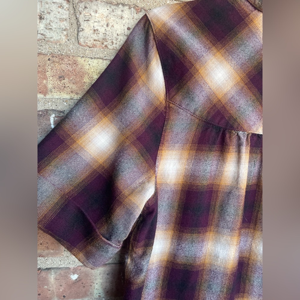 Pendleton Wool Plaid Button-Up Blouse - image 7